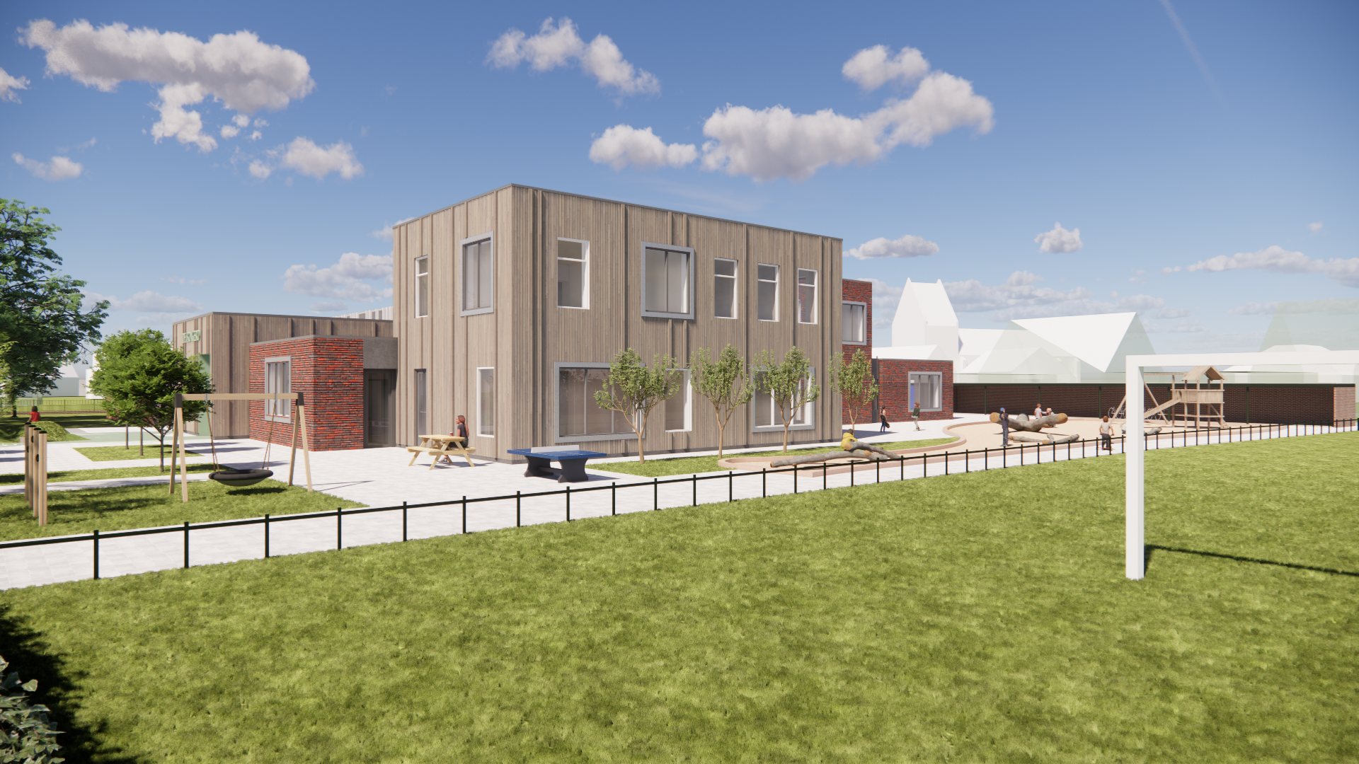 Uitbreiding basisschool MFA Terwolde gemeente Voorst, ontworpen door Factor Architecten
